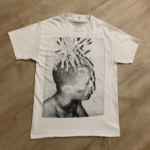XXXTentacion T-Shirt Rapper Tee Bad Vibes Forever Men's Medium M White Album